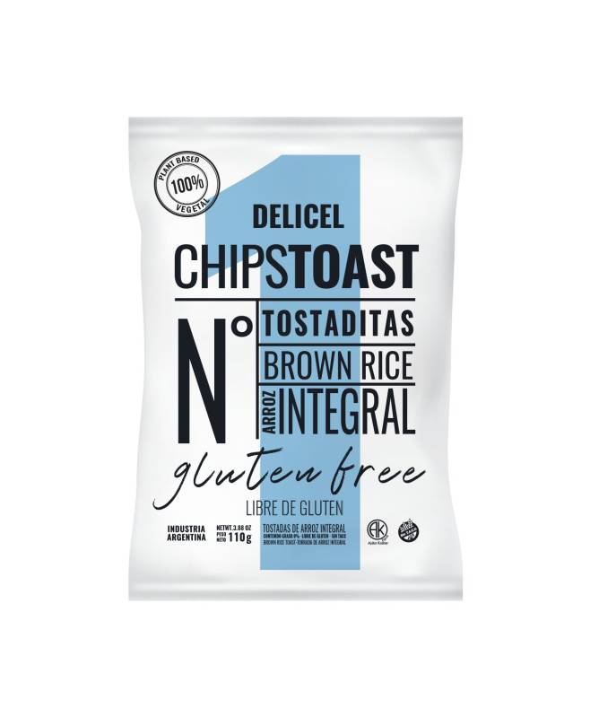 Caja Chiptoast Arroz Integral X 20 U X 110 Gr