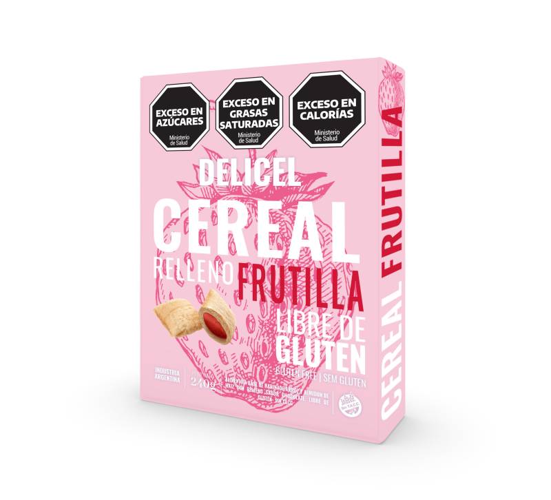 Caja Cereal Relleno Frutilla X 20 U X 240 Gr