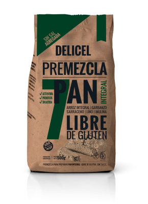 Caja Premezcla Para Pan Integral X 500 Gr X 12 U