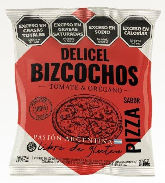 Caja Bizcochos Salado Pizza X 180 Gr X 20 U