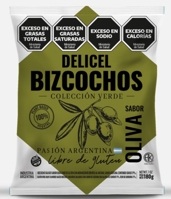 Caja Bizcochos Salado Oliva X 180 Gr X 20 U