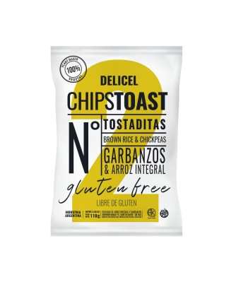 Caja De Chiptoast Garbanzo 20U X 110 Gr