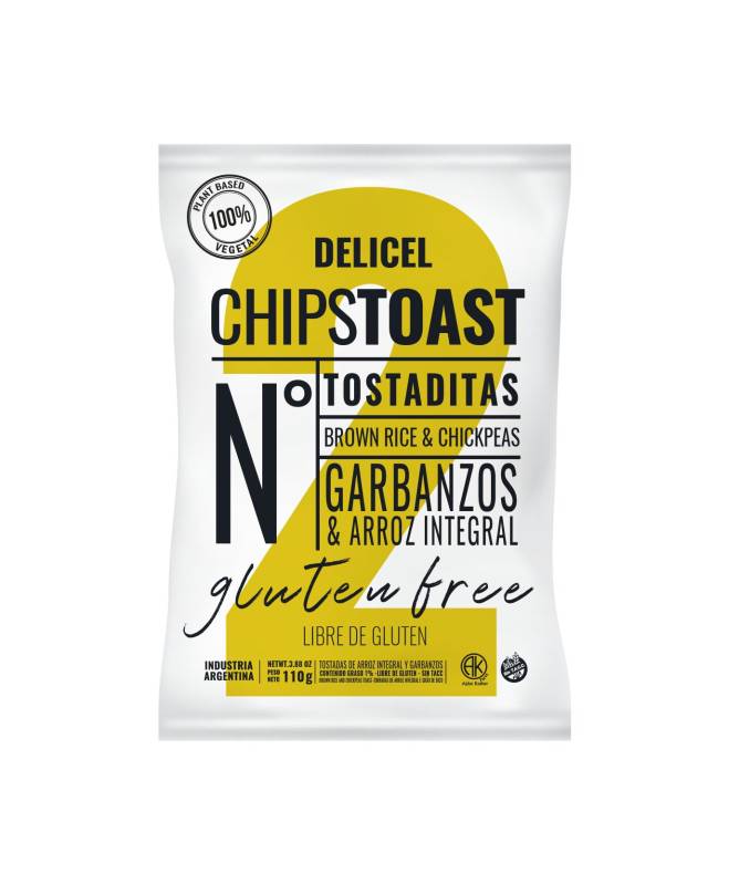 Caja De Chiptoast Garbanzo 20U X 110 Gr