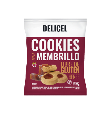 Caja Galletitas Cookies Pepas De Membrillo X 200 Gr X 20 U