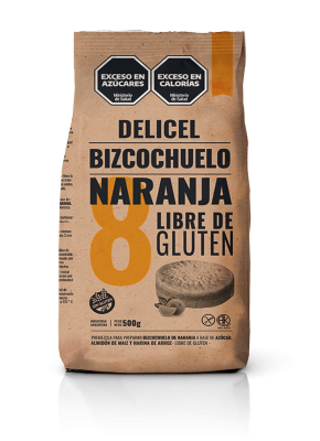 Caja Premezcla Para Bizcochuelo Naranja X 500 Gr X 12 U