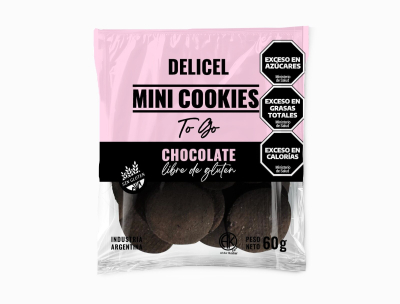 Caja Minicookies Chocolate X 60 Gr X 50 U