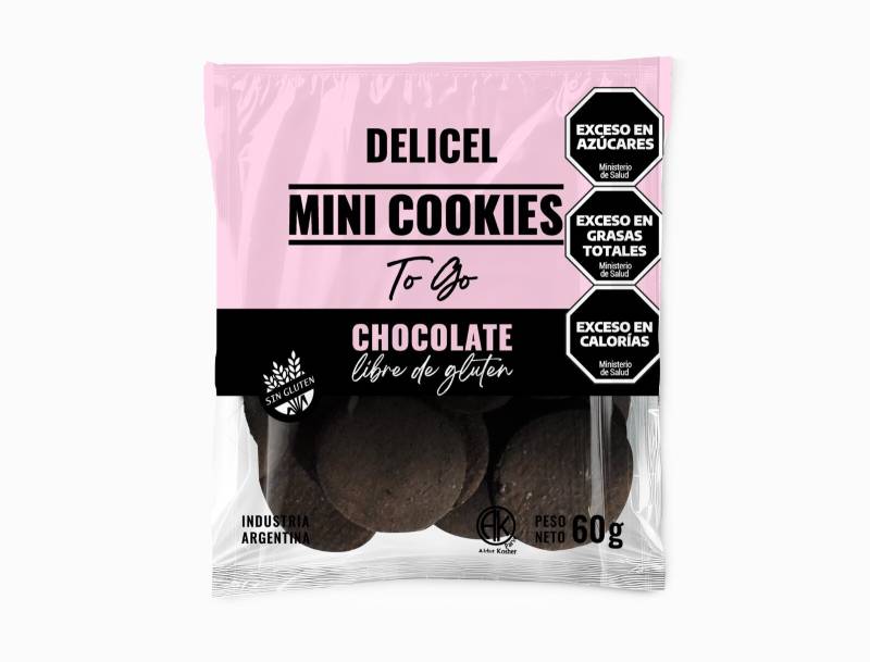 Caja Minicookies Chocolate X 60 Gr X 50 U