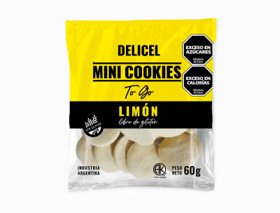 Caja Cookies Minicookies Limon X 60 Gr X 50 U